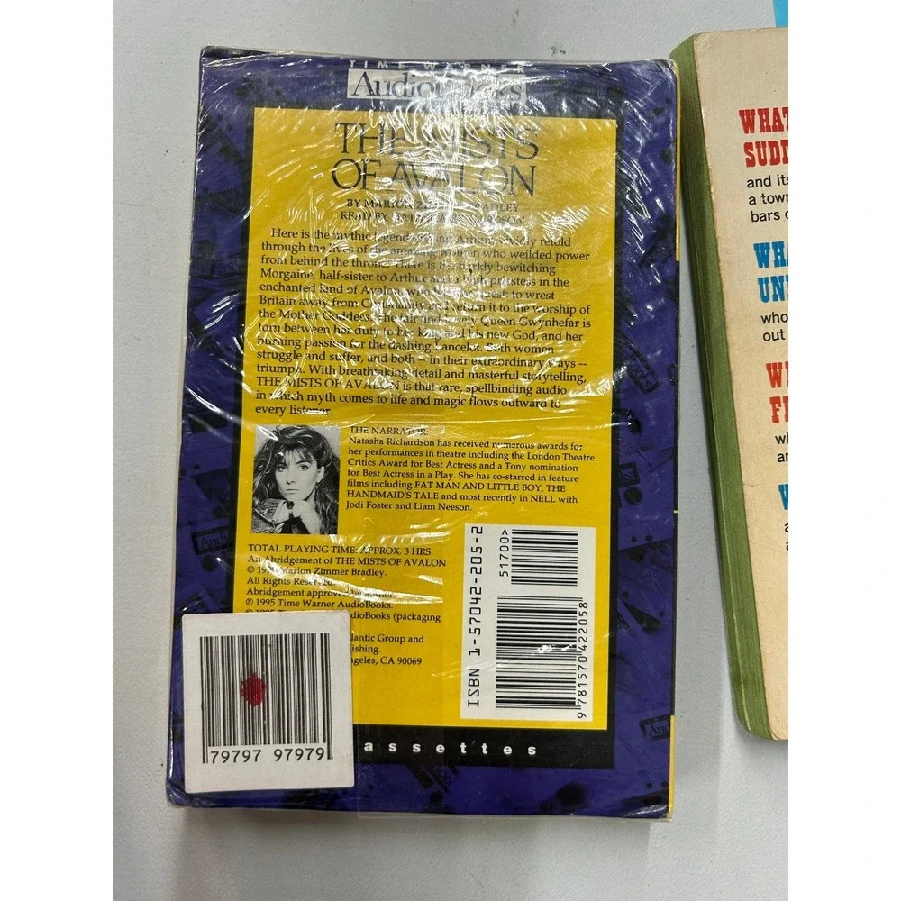 The Mists of Avalon Marion Zimmer Bradley 1995 Abridged Fantasy‎ Time Warner